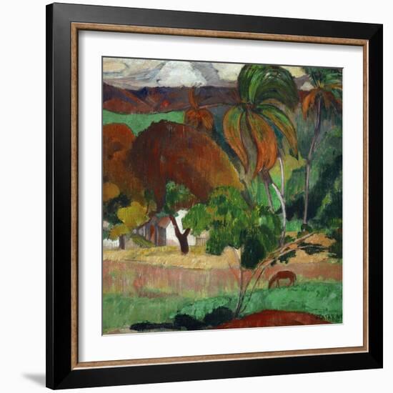 Apatarao (District of Papeete, Capital of Tahiti), 1893-Paul Gauguin-Framed Giclee Print