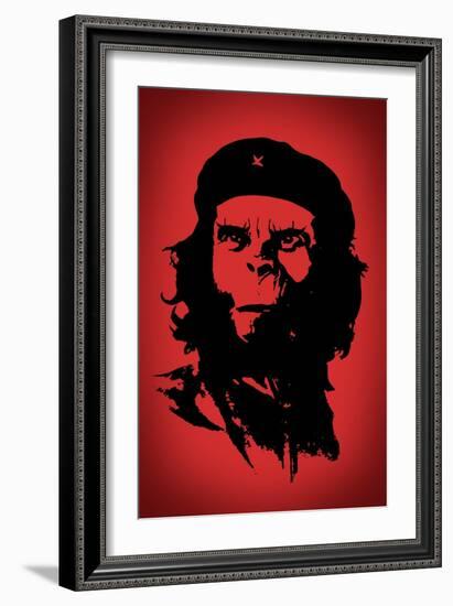 Ape Revolution Movie Plastic Sign-null-Framed Art Print