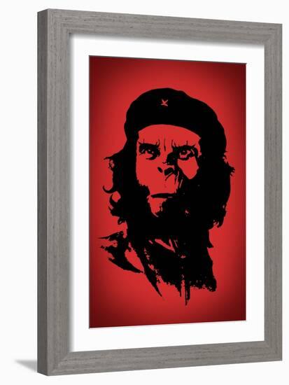 Ape Revolution Movie Poster-null-Framed Art Print