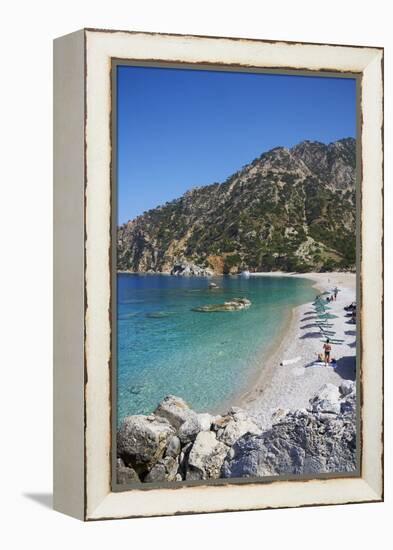 Apella Beach, Karpathos Island, Dodecanese, Greek Islands, Greece, Europe-Tuul-Framed Premier Image Canvas