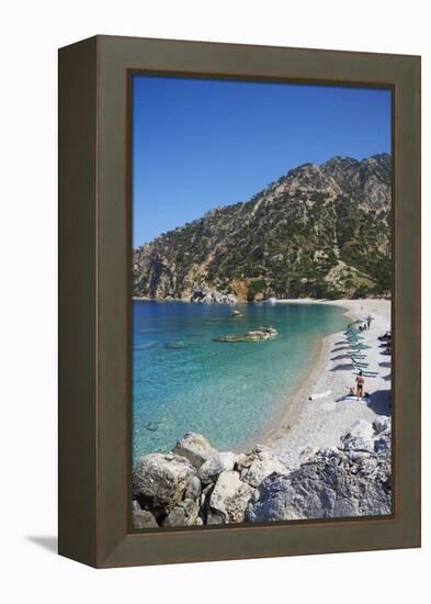 Apella Beach, Karpathos Island, Dodecanese, Greek Islands, Greece, Europe-Tuul-Framed Premier Image Canvas