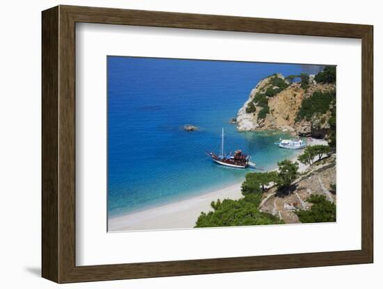 Apella Beach, Karpathos Island, Dodecanese, Greek Islands, Greece, Europe-Tuul-Framed Photographic Print