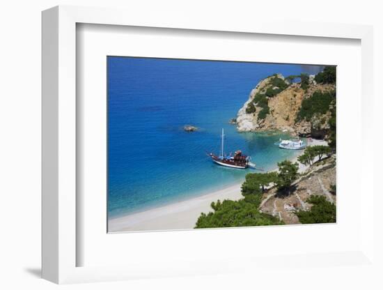 Apella Beach, Karpathos Island, Dodecanese, Greek Islands, Greece, Europe-Tuul-Framed Photographic Print