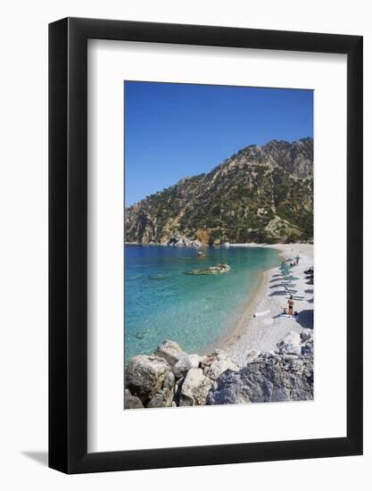 Apella Beach, Karpathos Island, Dodecanese, Greek Islands, Greece, Europe-Tuul-Framed Photographic Print