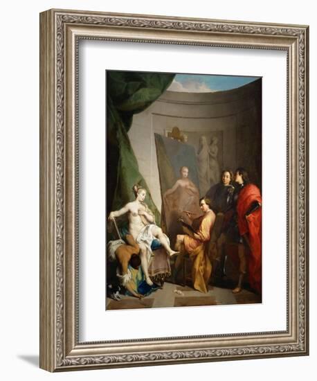 Apelles Painting Campaspe-Nicolas Vleughels-Framed Giclee Print