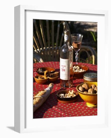 Aperitif and Appetizers, Domaine Du Lou Coteau Varois En Provence, Clos Des Iles-Per Karlsson-Framed Photographic Print
