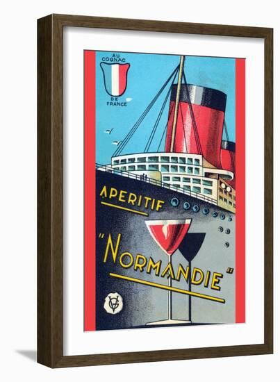 Aperitif Normandie-null-Framed Art Print