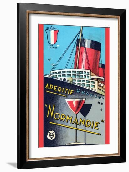 Aperitif Normandie-null-Framed Art Print