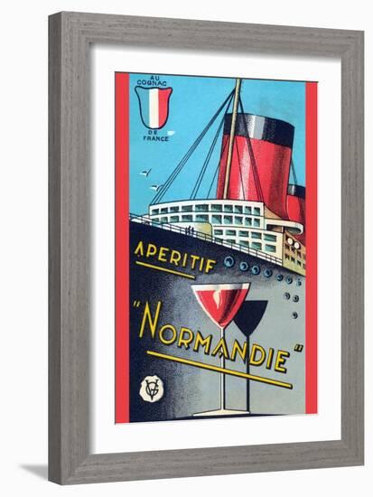 Aperitif Normandie-null-Framed Art Print