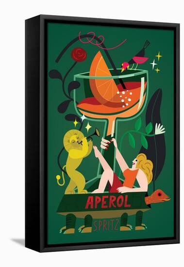 Aperol Spritz, 2017-Yuliya Drobova-Framed Premier Image Canvas