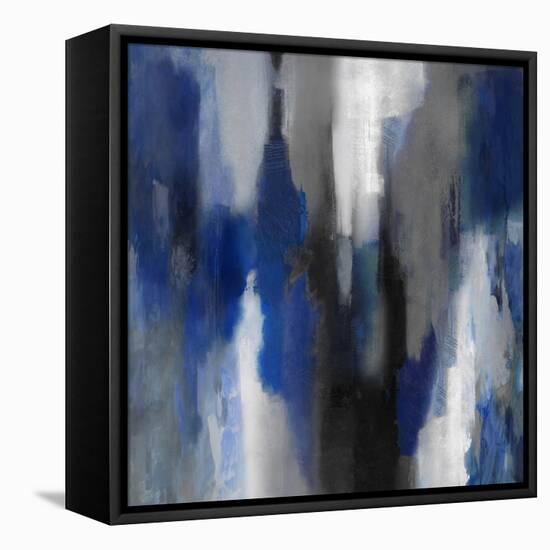 Apex Blue I-Carey Spencer-Framed Stretched Canvas