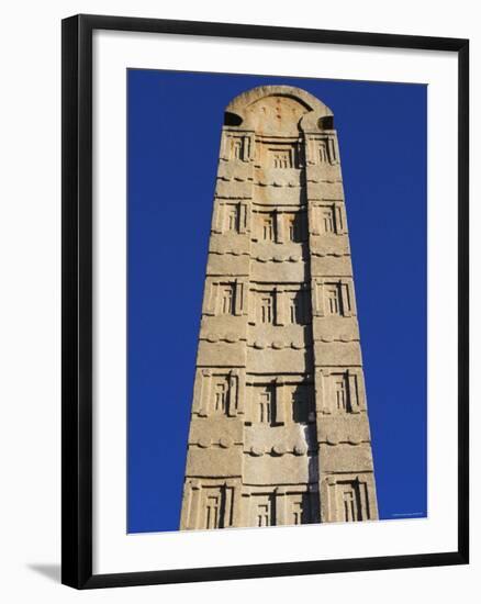 Apex of Stelea, King Ezana's Stele, Northern Stelae Park, Aksum, Ethiopia-Jane Sweeney-Framed Photographic Print
