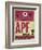 APF Naples Luggage Tag II-NaxArt-Framed Art Print