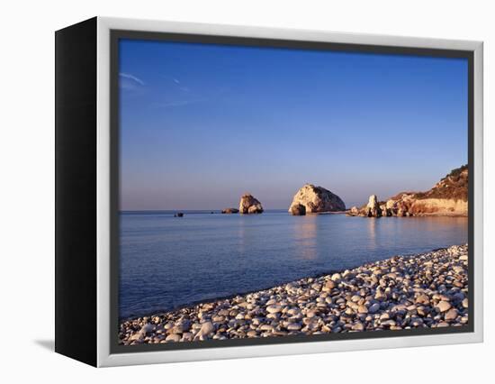 Aphodite's Rock, Cyprus-Rex Butcher-Framed Premier Image Canvas