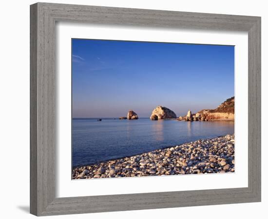 Aphodite's Rock, Cyprus-Rex Butcher-Framed Photographic Print