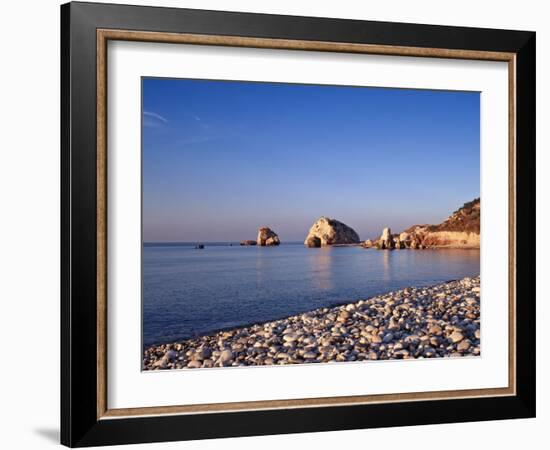 Aphodite's Rock, Cyprus-Rex Butcher-Framed Photographic Print