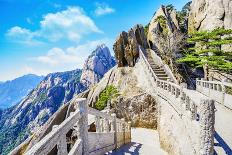 Landscape of Guilin, Li River and Karst Mountains. Located near Yangshuo County, Guilin City, Guang-aphotostory-Photographic Print