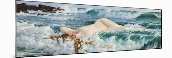 Aphrodite, C.1893 (Oil on Canvas)-Adolph Hiremy-Hirschl-Mounted Giclee Print