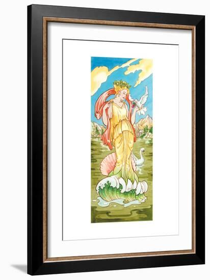 Aphrodite (Greek), Venus (Roman), Mythology-Encyclopaedia Britannica-Framed Art Print