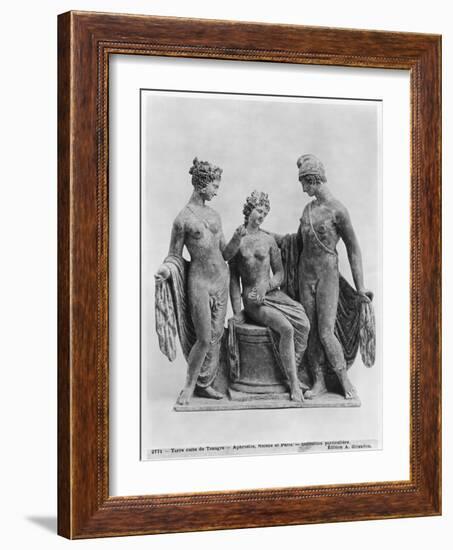 Aphrodite, Helen and Paris, from Tanagra-null-Framed Giclee Print