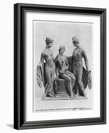 Aphrodite, Helen and Paris, from Tanagra-null-Framed Giclee Print