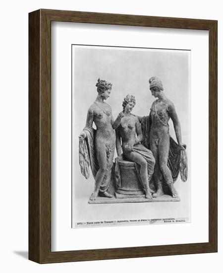 Aphrodite, Helen and Paris, from Tanagra-null-Framed Giclee Print