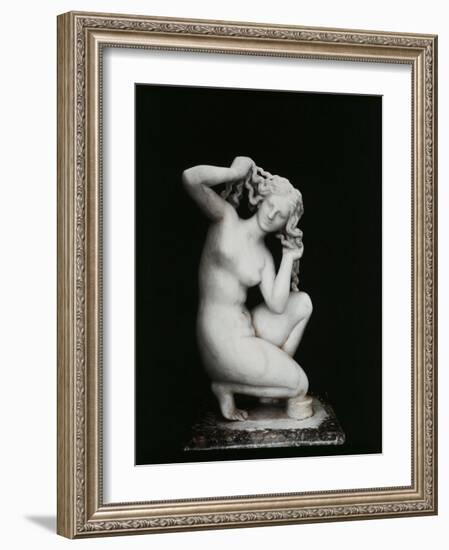Aphrodite, Marble, 2nd century BC Hellenistic Greek-null-Framed Photographic Print
