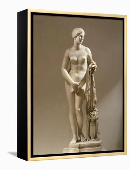 Aphrodite of Cnidus, Copy of the Famous Version by Praxiteles (4th century BC)-null-Framed Premier Image Canvas