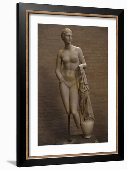 Aphrodite of Cnidus. Roman Statue. 1st Century BC-null-Framed Giclee Print