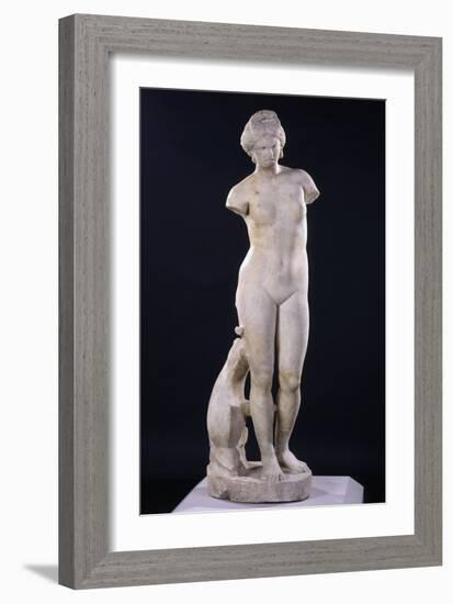 Aphrodite of Cyrene, 1St Century (Parian Marble)-Roman-Framed Giclee Print