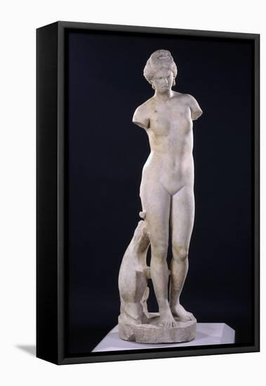 Aphrodite of Cyrene, 1St Century (Parian Marble)-Roman-Framed Premier Image Canvas