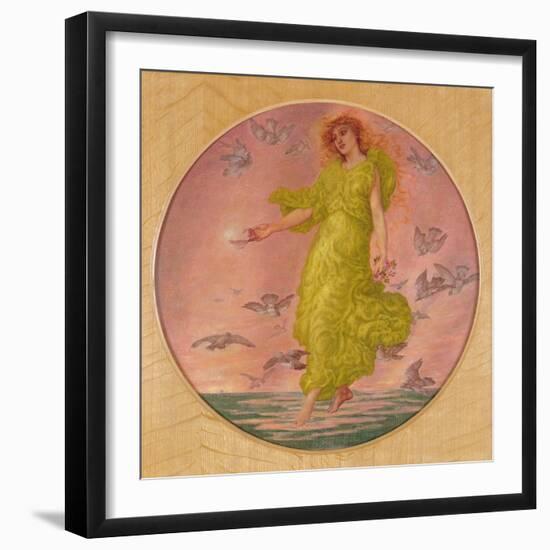 Aphrodite (Oil on Canvas)-Thomas Matthews Rooke-Framed Giclee Print