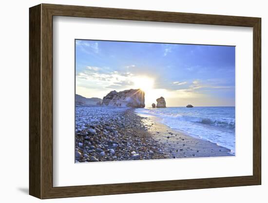 Aphrodite's Rock, Paphos, Cyprus, Eastern Mediterranean Sea-Neil Farrin-Framed Photographic Print