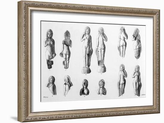 Aphrodite Statuettes-null-Framed Premium Giclee Print