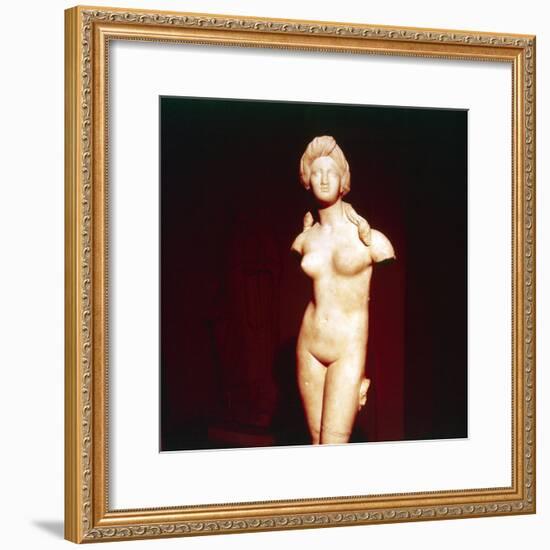 Aphrodite, (Venus) from Soli Cyprus, Greek, 1st century BC-Unknown-Framed Giclee Print