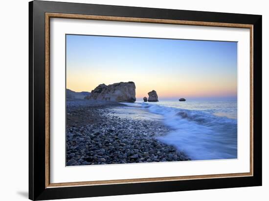 Aphrodites Rock, Paphos, Cyprus, Eastern Mediterranean Sea, Europe-Neil Farrin-Framed Photographic Print