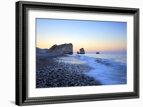 Aphrodites Rock, Paphos, Cyprus, Eastern Mediterranean Sea, Europe-Neil Farrin-Framed Photographic Print