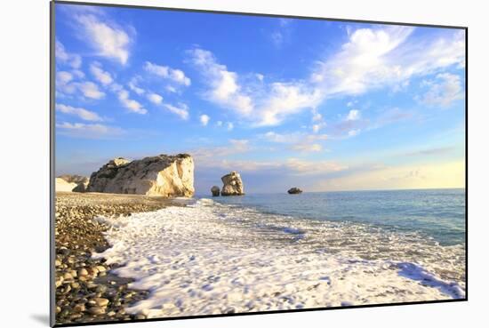 Aphrodites Rock, Paphos, Cyprus, Eastern Mediterranean Sea, Europe-Neil Farrin-Mounted Photographic Print
