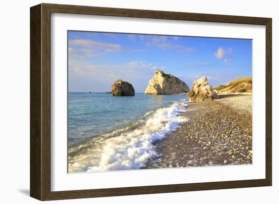 Aphrodites Rock, Paphos, Cyprus, Eastern Mediterranean Sea, Europe-Neil Farrin-Framed Photographic Print