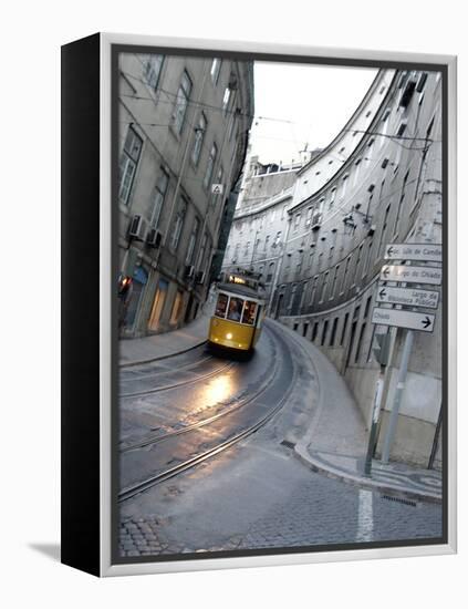 Apn Lisbon Streetcar-Armando Franca-Framed Premier Image Canvas