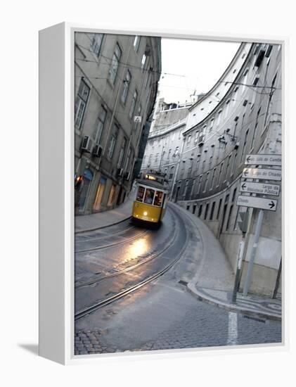 Apn Lisbon Streetcar-Armando Franca-Framed Premier Image Canvas