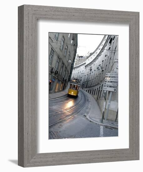 Apn Lisbon Streetcar-Armando Franca-Framed Premium Photographic Print