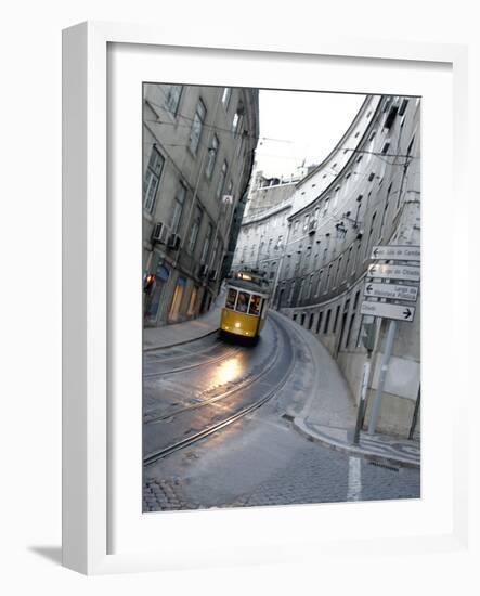 Apn Lisbon Streetcar-Armando Franca-Framed Photographic Print