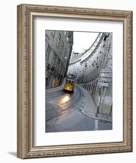 Apn Lisbon Streetcar-Armando Franca-Framed Photographic Print