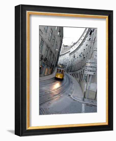 Apn Lisbon Streetcar-Armando Franca-Framed Photographic Print