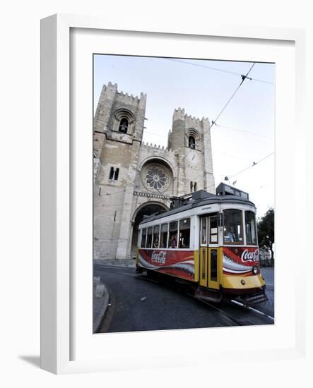 Apn Lisbon Streetcar-Armando Franca-Framed Photographic Print