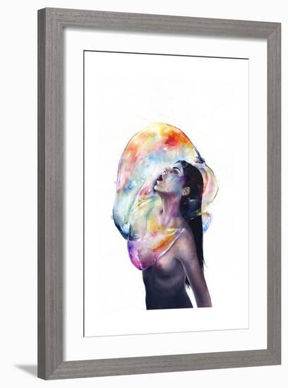 Apnea-Agnes Cecile-Framed Art Print