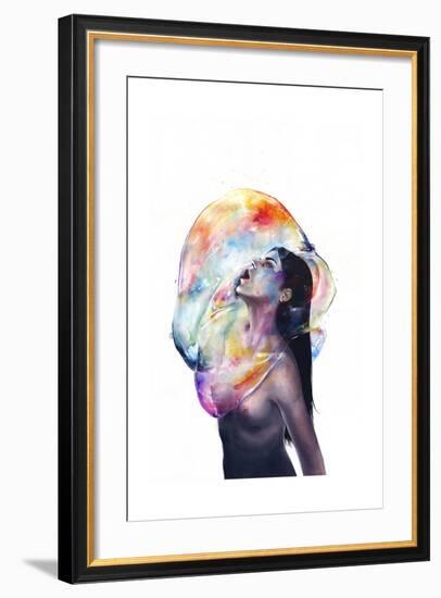 Apnea-Agnes Cecile-Framed Art Print