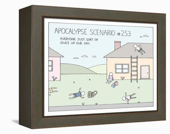 Apocalypse 253-Reza Farazmand-Framed Stretched Canvas