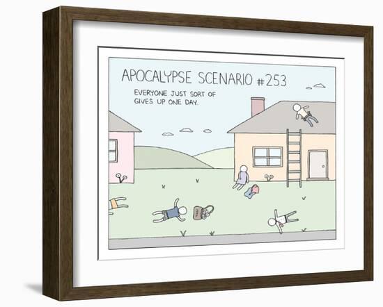 Apocalypse 253-Reza Farazmand-Framed Art Print